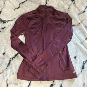 Burgundy sports jacket (S)